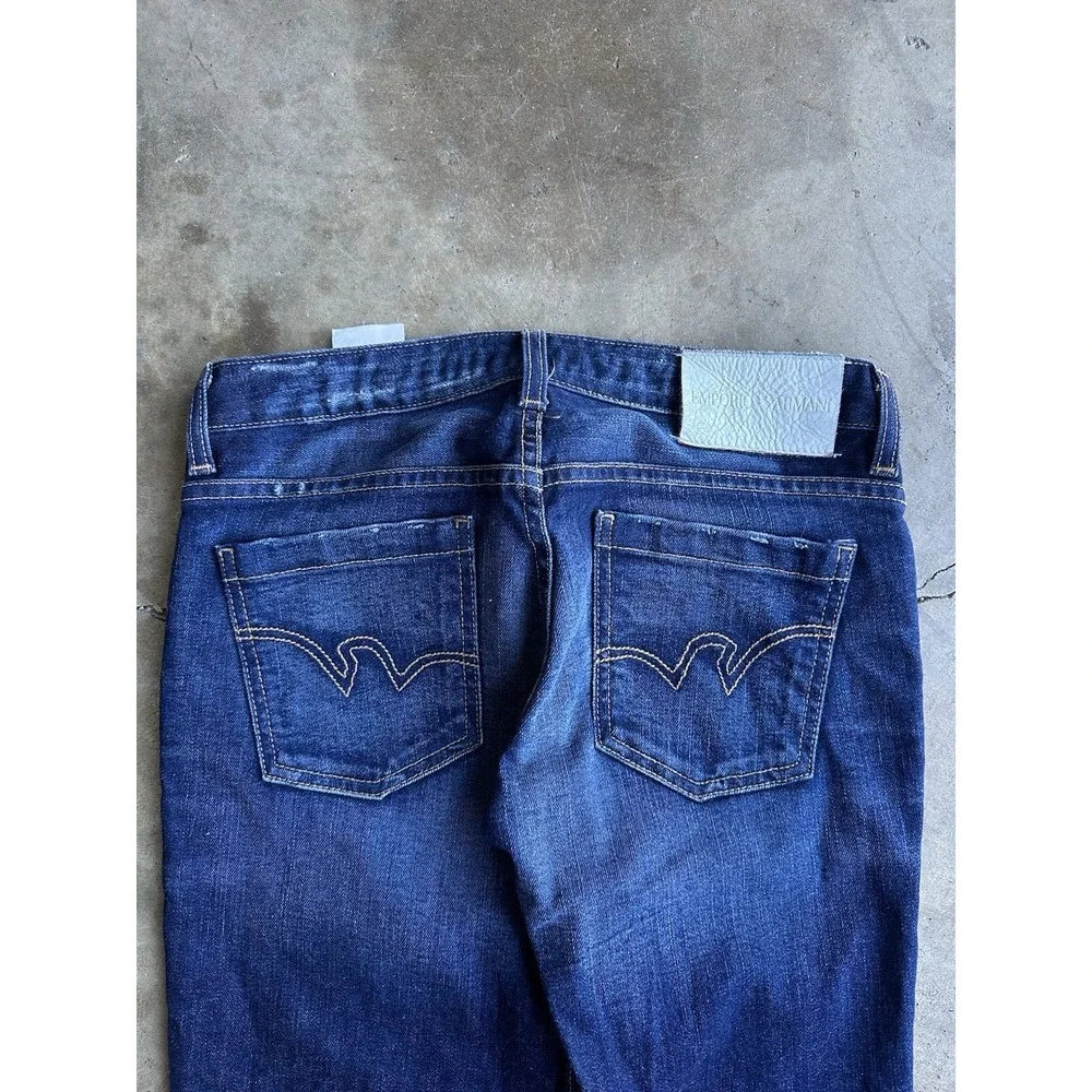 Dirty Vintage emporio armani Dark Indigo Slim jeans 30x26
